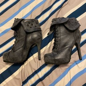 Paprika Studded Booties